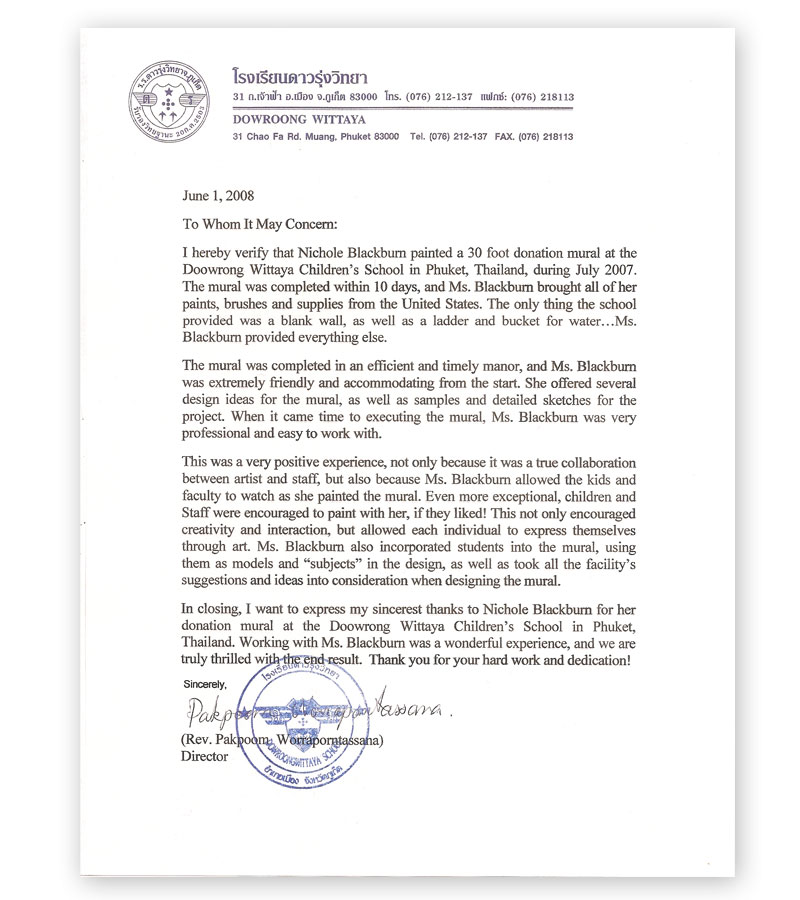 Thank You Letter 4